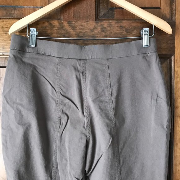 FINAL DAY - FINAL PRICE - Style & Co. Brown Pull-On Cropped Pants Medium/Short - Picture 7 of 9